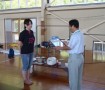 感謝状の授与